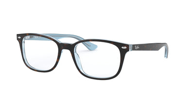 Ray-Ban RB5375 Havana On Light Blue #colour_havana-on-light-blue