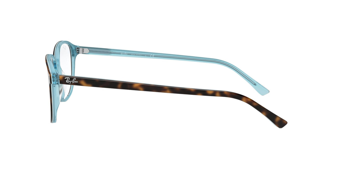 Ray-Ban Leonard RB5393 Havana On Light Blue #colour_havana-on-light-blue