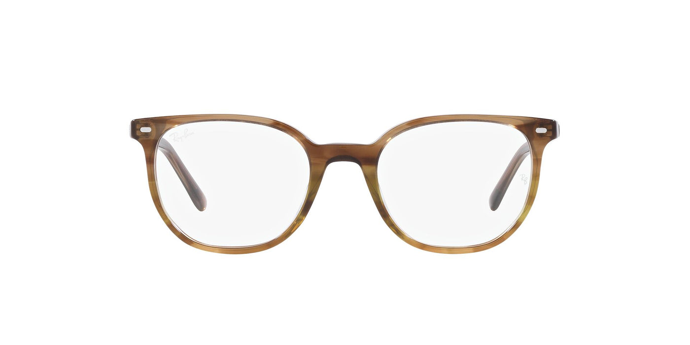 Ray-Ban Elliot RB5397 Striped Brown Green #colour_striped-brown-green