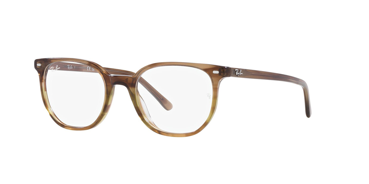 Ray-Ban Elliot RB5397 Striped Brown Green #colour_striped-brown-green