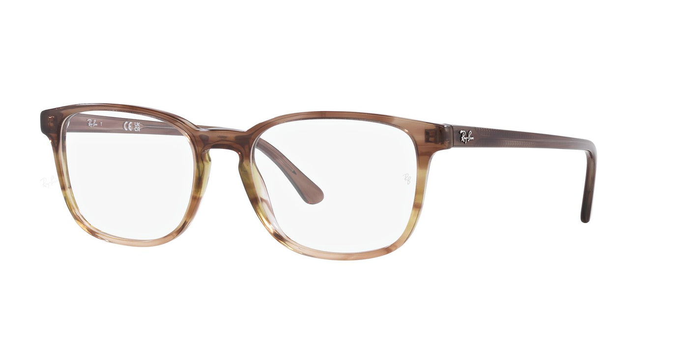 Ray-Ban RB5418 Striped Brown Green #colour_striped-brown-green