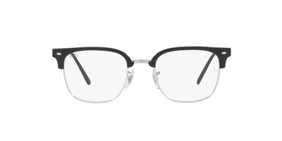Ray-Ban New Clubmaster RB7216 Black On Silver #colour_black-on-silver