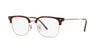 Ray-Ban New Clubmaster RB7216 Bordeaux On Rose Gold #colour_bordeaux-on-rose-gold