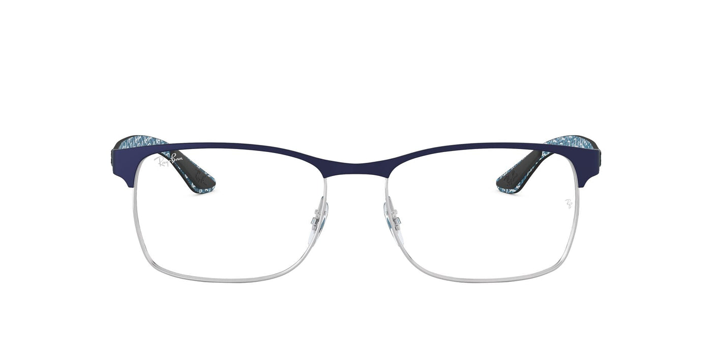 Ray-Ban RB8416 Matte Blue On Silver #colour_matte-blue-on-silver