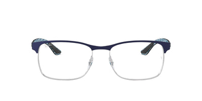 Ray-Ban RB8416 Matte Blue On Silver #colour_matte-blue-on-silver
