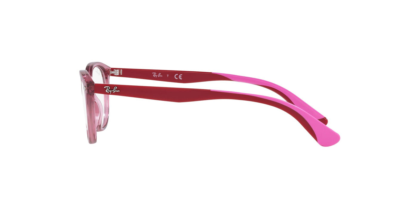 Ray-Ban Junior RB1612 Transparent Pink #colour_transparent-pink