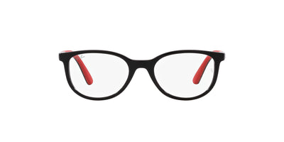 Ray-Ban Junior RB1622 Black On Rubber Red #colour_black-on-rubber-red