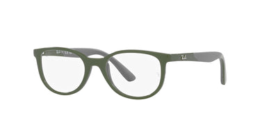 Ray-Ban Junior RB1622 Green On Rubber Grey #colour_green-on-rubber-grey