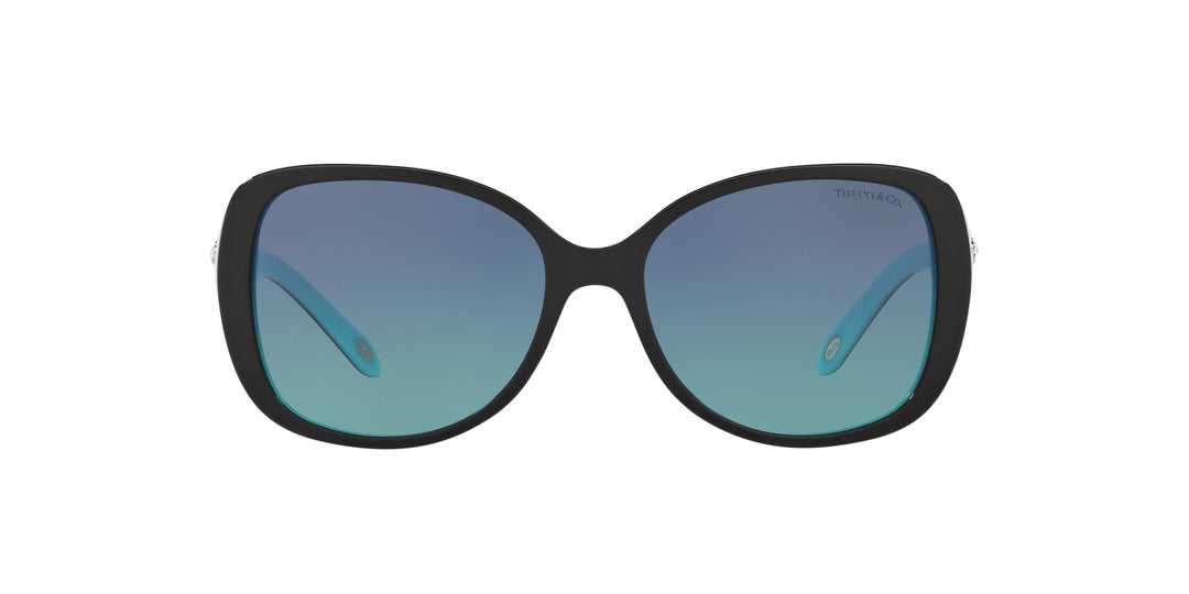TIFFANY&Co. ティファニー サングラス TF4121 ラインストーン TIFFANY™ TF4121B Rectangle Sunglasses | EyeOns.com
