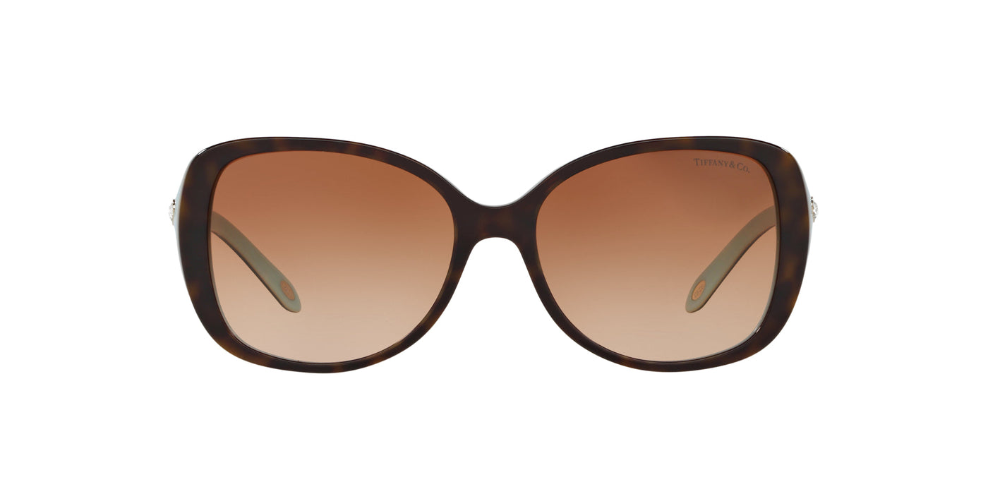 Tiffany TF4121B Havana On Tiffany Blue/Brown Gradient #colour_havana-on-tiffany-blue-brown-gradient