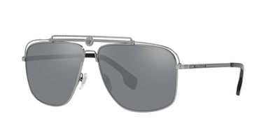 Versace VE2242 Gunmetal/Light Grey Mirror Black #colour_gunmetal-light-grey-mirror-black