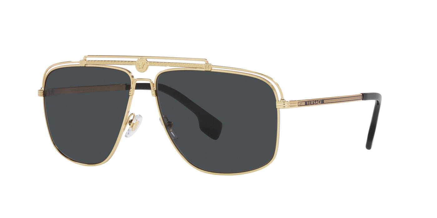 Versace VE2242 Gold/Dark Grey #colour_gold-dark-grey