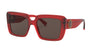 Versace VE4384B Transparent Red/Dark Brown #colour_transparent-red-dark-brown