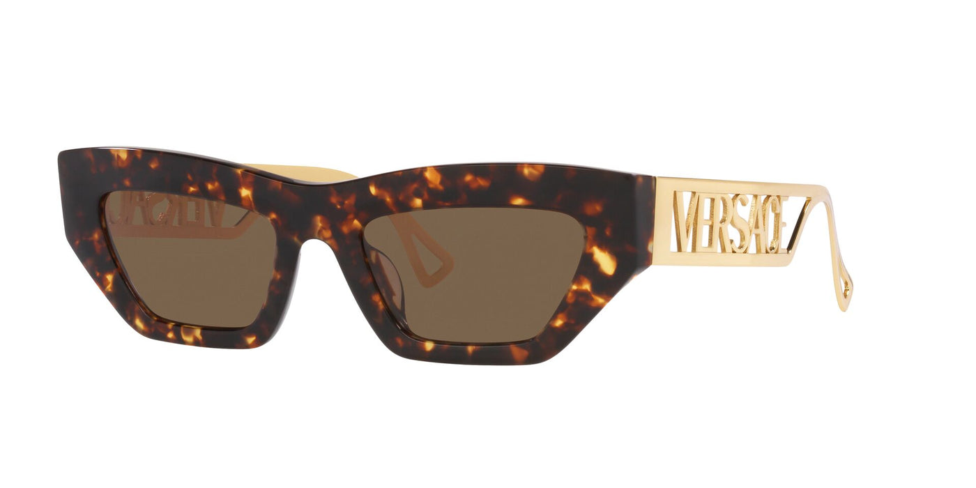 Versace VE4432U Havana/Dark Brown #colour_havana-dark-brown