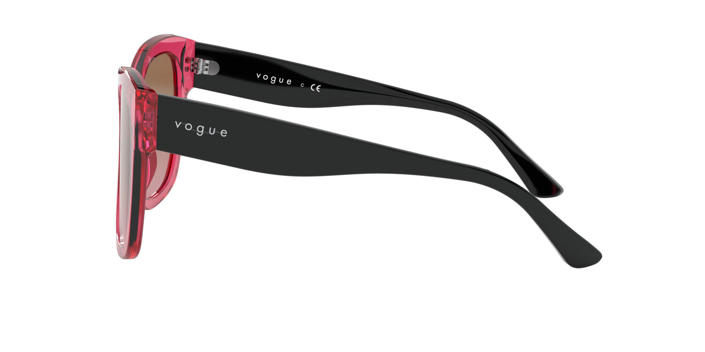 Vogue VO5338S Transparent Cherry/Violet Gradient Brown #colour_transparent-cherry-violet-gradient-brown