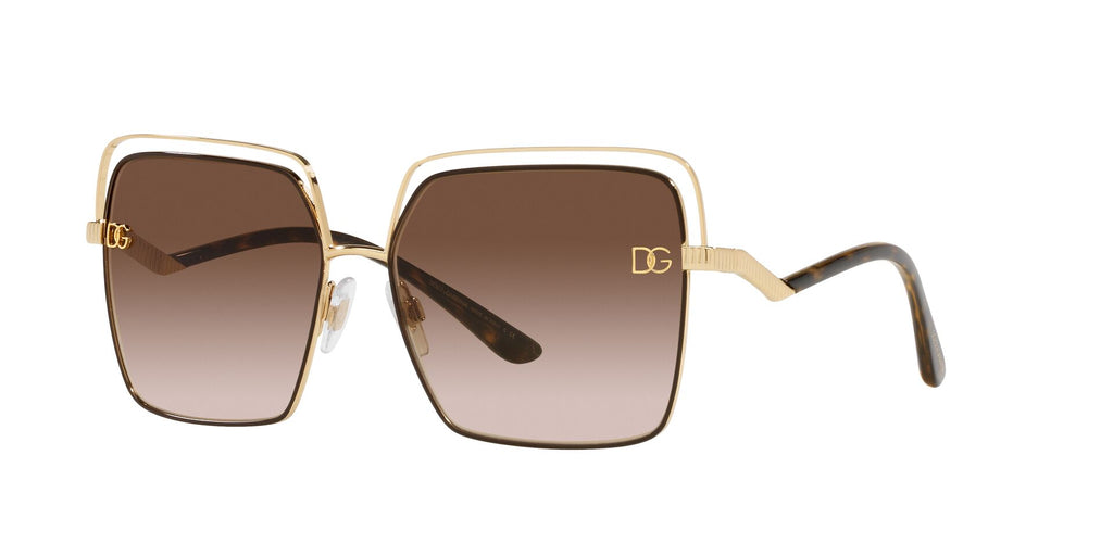 Dolce&Gabbana DG2268 Gold/Brown Gradient #colour_gold-brown-gradient
