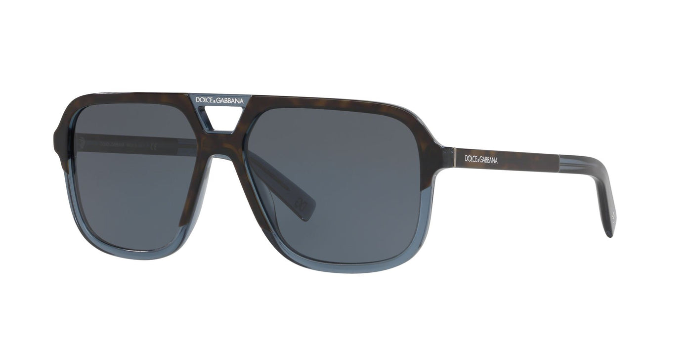 Dolce&Gabbana DG4354 Dark Tortoise/Blue #colour_dark-tortoise-blue