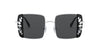 Miu Miu SMU56V Silver/Grey #colour_silver-grey