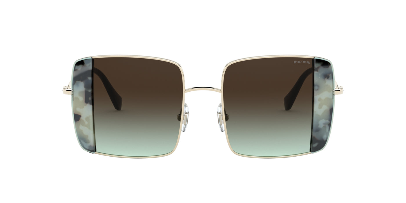 Miu Miu SMU56V Gold/Green Gradient #colour_gold-green-gradient
