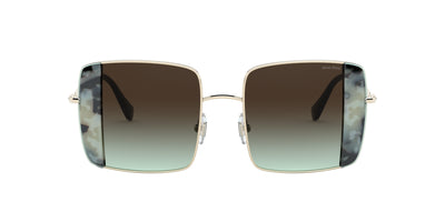 Miu Miu SMU56V Gold/Green Gradient #colour_gold-green-gradient