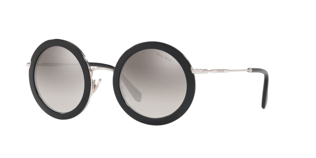 Miu Miu SMU59U Black/Silver Mirror #colour_black-silver-mirror