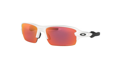 Oakley Junior Flak XS OJ9005 Kids White-Orange-Mirror #colour_white-orange-mirror