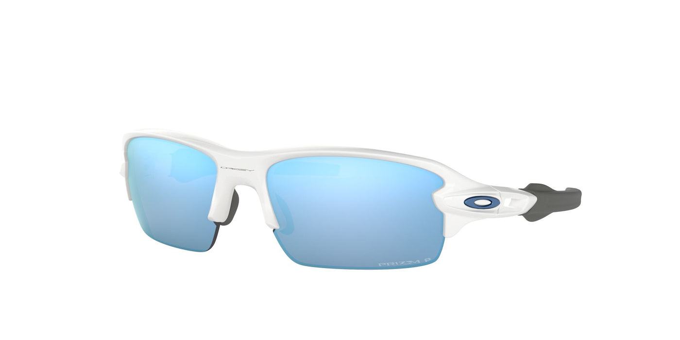 Oakley Junior Flak XS OJ9005 Kids White/Polarised Blue #colour_white-polarised-blue