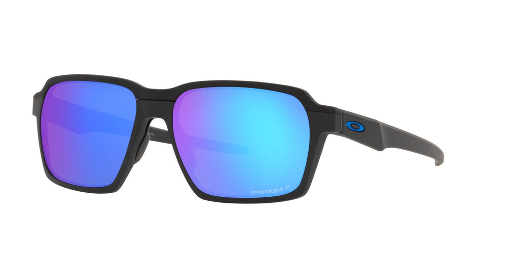 Oakley Parlay OO4143 Silver/Blue Polarised #colour_silver-blue-polarised