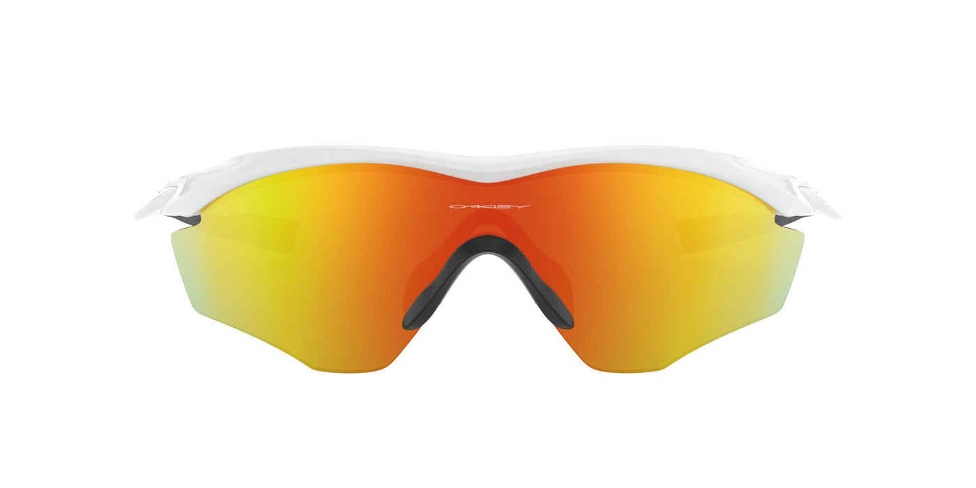 Oakley M2 Frame XL OO9343 White/Orange Mirror #colour_white-orange-mirror