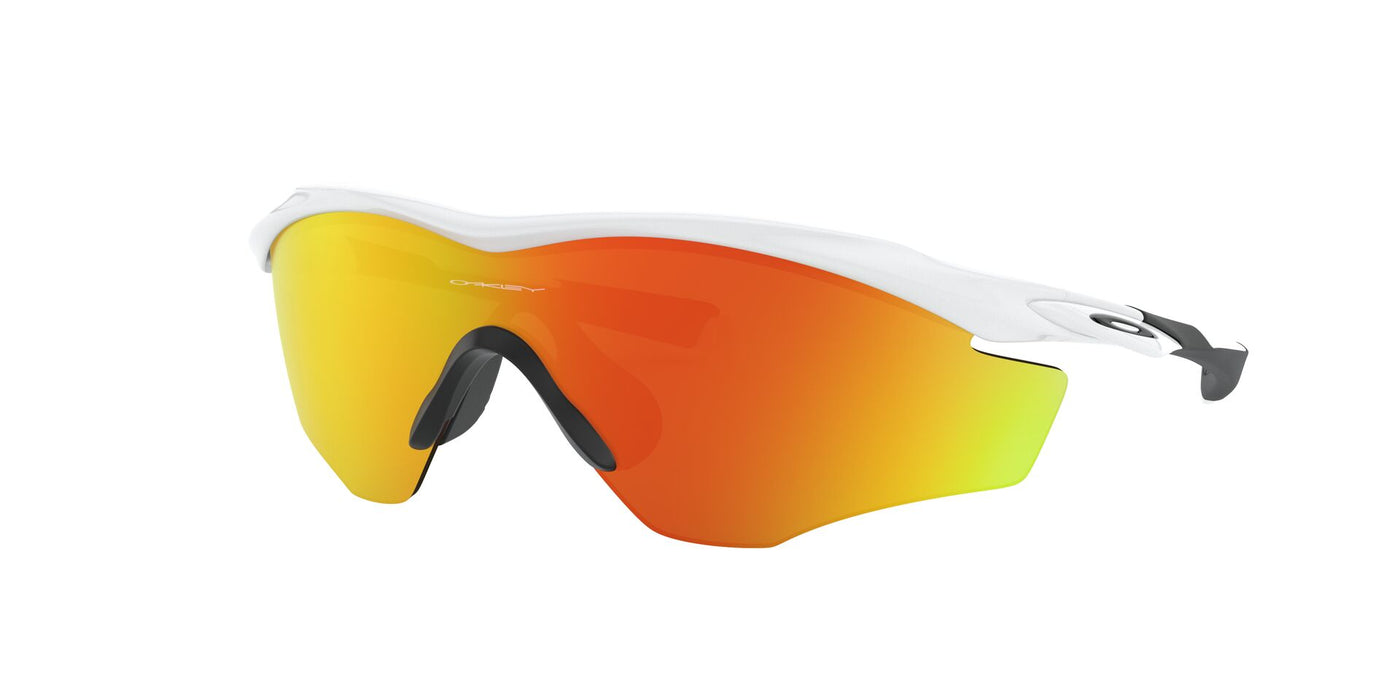 Oakley M2 Frame XL OO9343 White/Orange Mirror #colour_white-orange-mirror