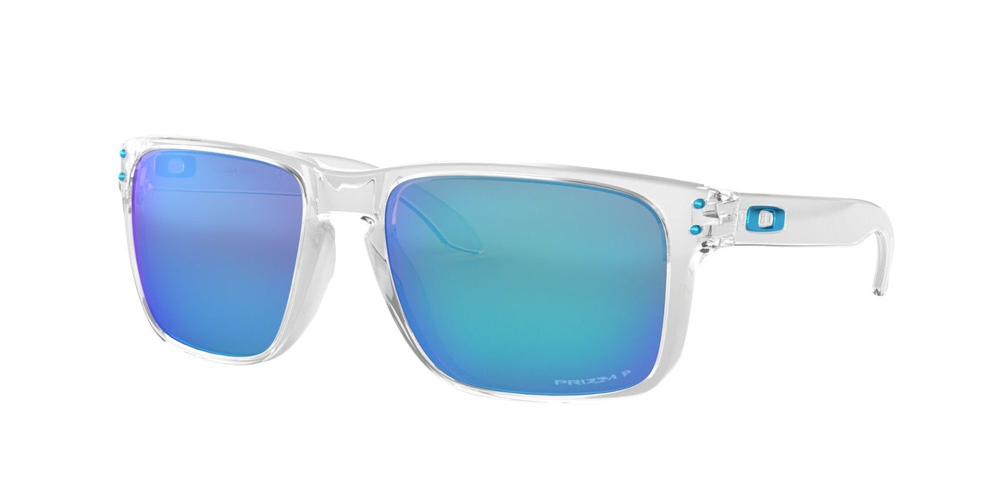 Oakley Holbrook XL OO9417 Crystal/Blue Polarised #colour_crystal-blue-polarised