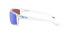 Oakley Gibston OO9449 Transparent/Blue Mirror #colour_transparent-blue-mirror