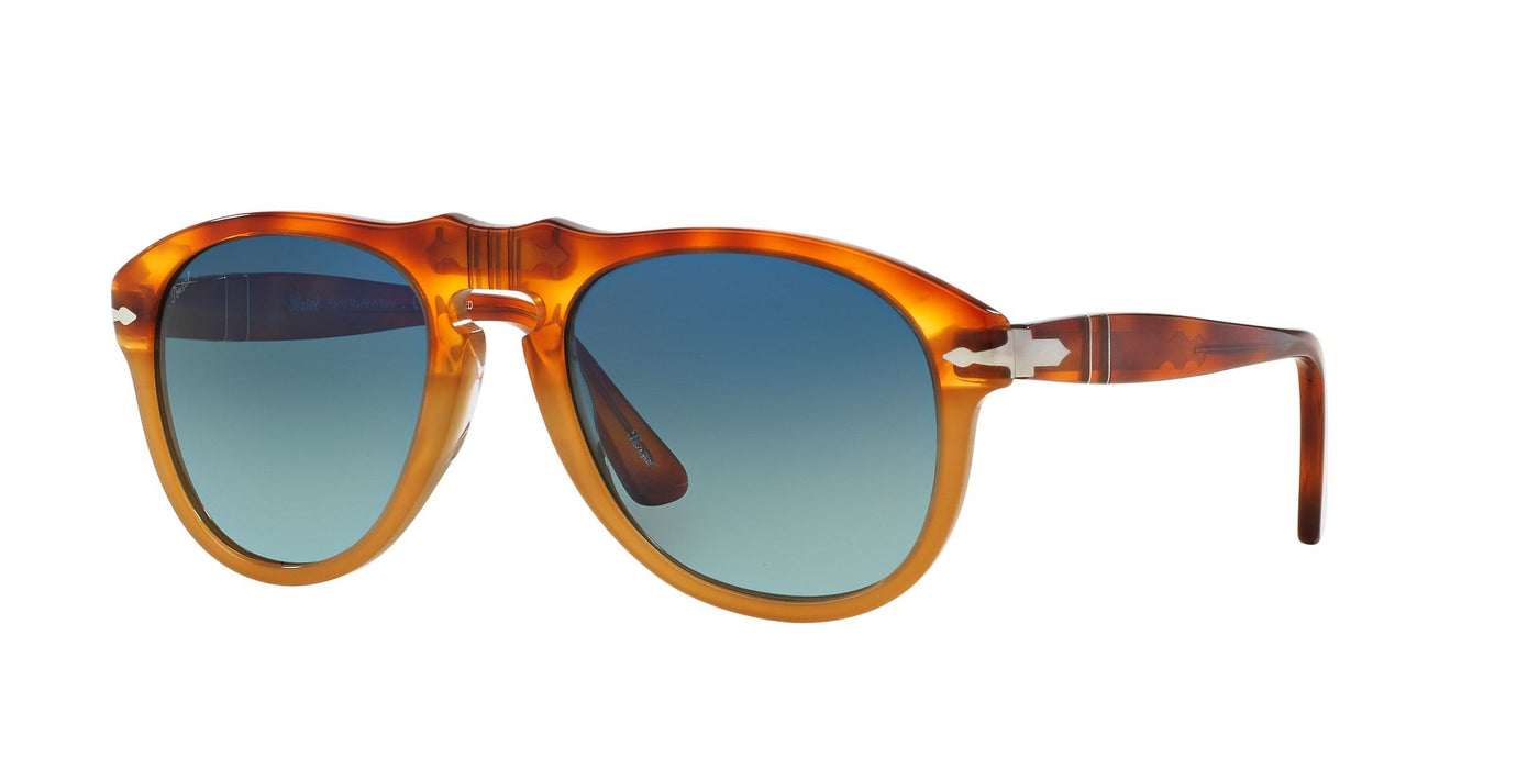 Persol PO0649 Light Tortoise/Polarised Blue #colour_light-tortoise-polarised-blue