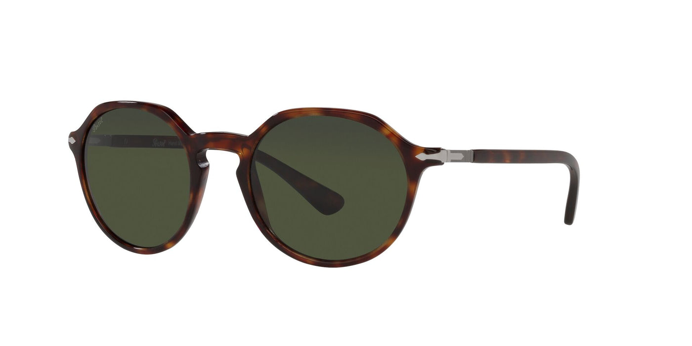 Persol PO3255S Dark Tortoise/Green #colour_dark-tortoise-green