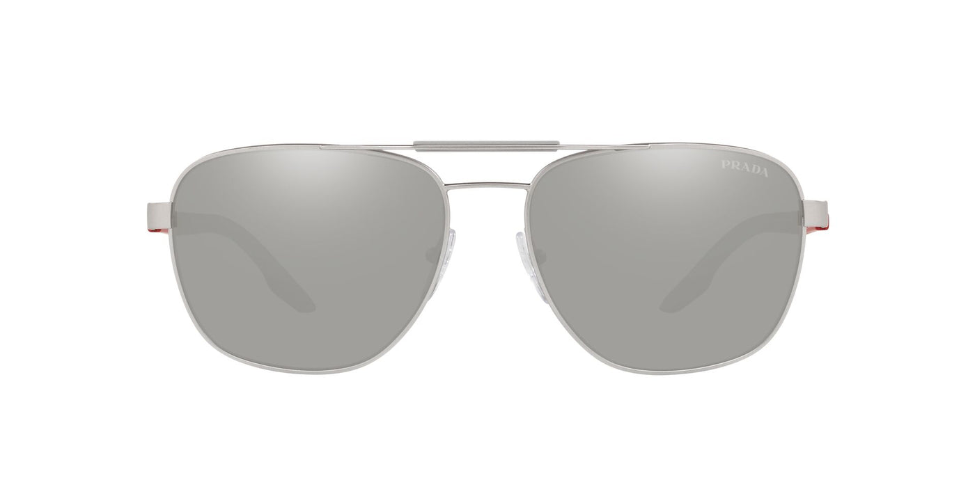 Prada Sport Linea Rossa SPS53X Silver/Silver Mirror #colour_silver-silver-mirror