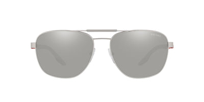 Prada Sport Linea Rossa SPS53X Silver/Silver Mirror #colour_silver-silver-mirror
