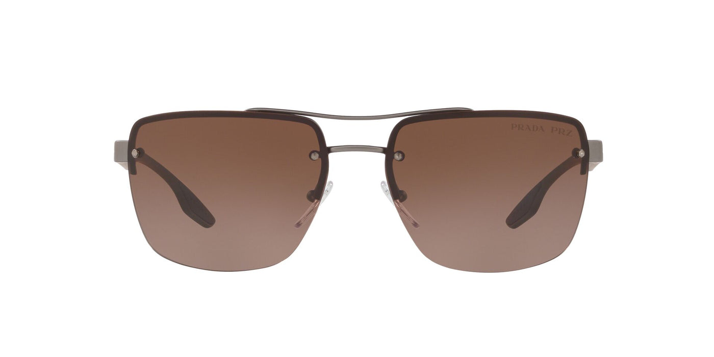 Prada Sport Linea Rossa SPS60U Gunmetal/Brown Polarised #colour_gunmetal-brown-polarised