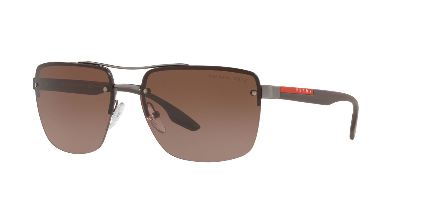 Prada Sport Linea Rossa SPS60U Gunmetal/Brown Polarised #colour_gunmetal-brown-polarised