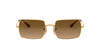 Ray-Ban Rectangle RB1969 Gold/Brown Polarised #colour_gold-brown-polarised