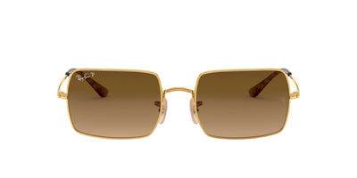 Ray-Ban Rectangle RB1969 Gold/Brown Polarised #colour_gold-brown-polarised