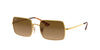 Ray-Ban Rectangle RB1969 Gold/Brown Polarised #colour_gold-brown-polarised