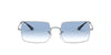 Ray-Ban Rectangle RB1969 Silver-Blue-Gradient #colour_silver-blue-gradient