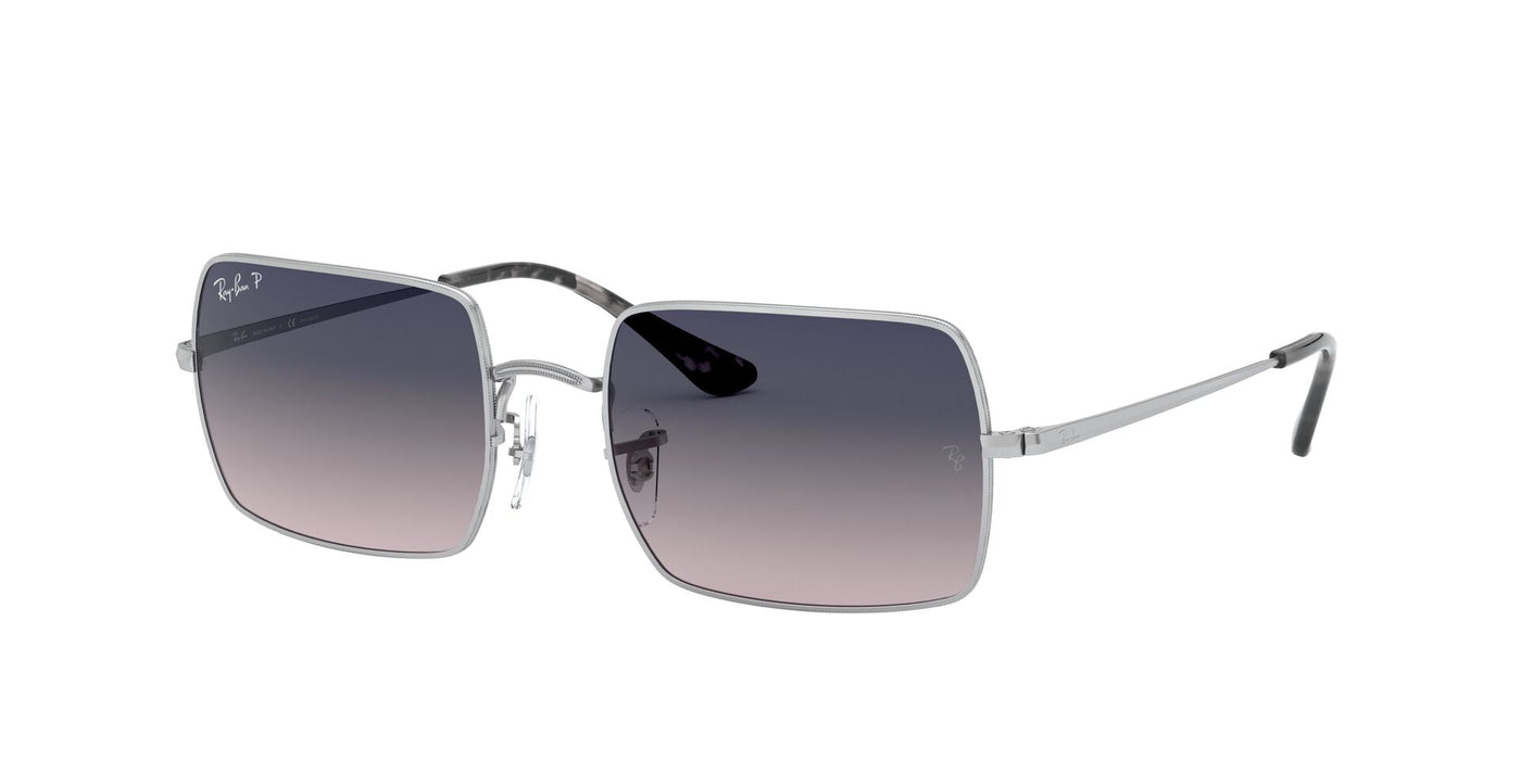 Ray-Ban Rectangle RB1969 Silver/Blue Polarised #colour_silver-blue-polarised