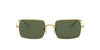 Ray-Ban Rectangle RB1969 Gold-Green #colour_gold-green