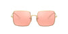 Ray-Ban Square RB1971 Gold/Pink Mirror #colour_gold-pink-mirror