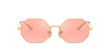 Ray-Ban Octagon RB1972 Gold-Pink-Mirror #colour_gold-pink-mirror