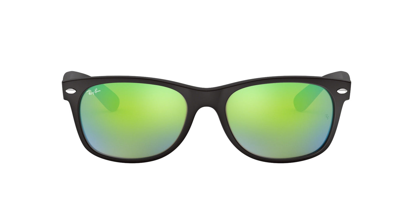 Ray-Ban New Wayfarer RB2132 Black-Green-Mirror #colour_black-green-mirror