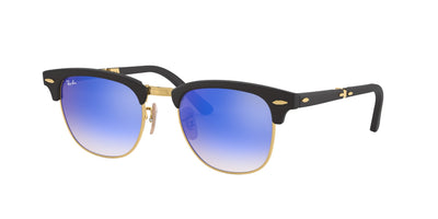 Ray-Ban Folding Clubmaster RB2176 Black/Blue #colour_black-blue