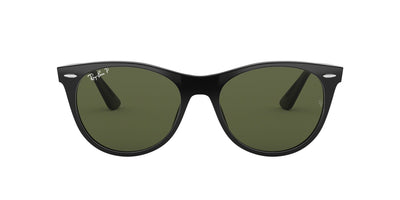 Ray-Ban Wayfarer II Evolve RB2185 Black/Green Polarised #colour_black-green-polarised