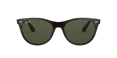 Ray-Ban Wayfarer II Evolve RB2185 Dark Tortoise/Green #colour_dark-tortoise-green